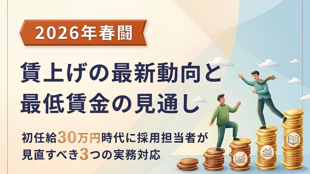 2026年最低賃金が大幅見直し|最新時給予測まとめ