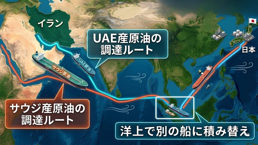 中東緊張で供給網激変|5月から日本に新ルート原油