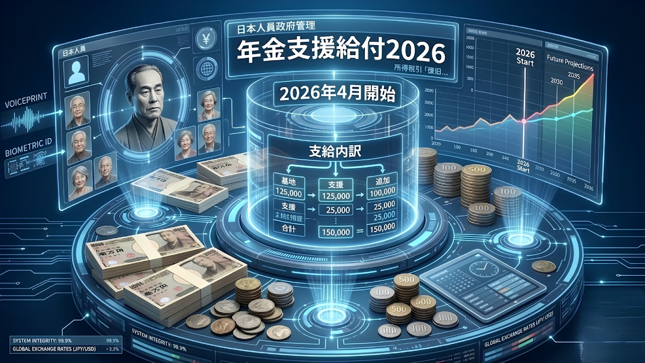 日本年金支援給付2026年最新情報｜支給額アップと対象者まとめ